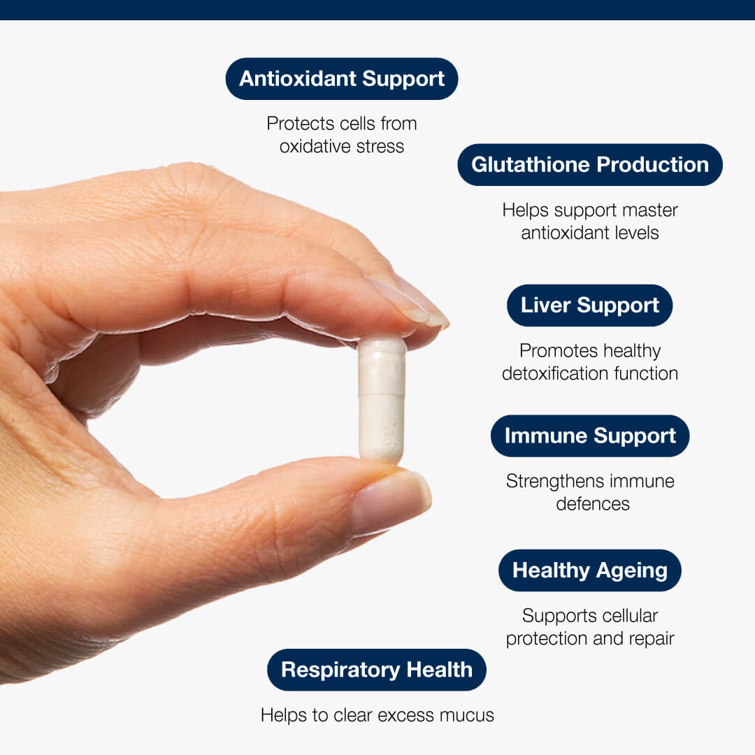 N-Acetyl-L-Cysteine (NAC) 500mg - 90 Capsules